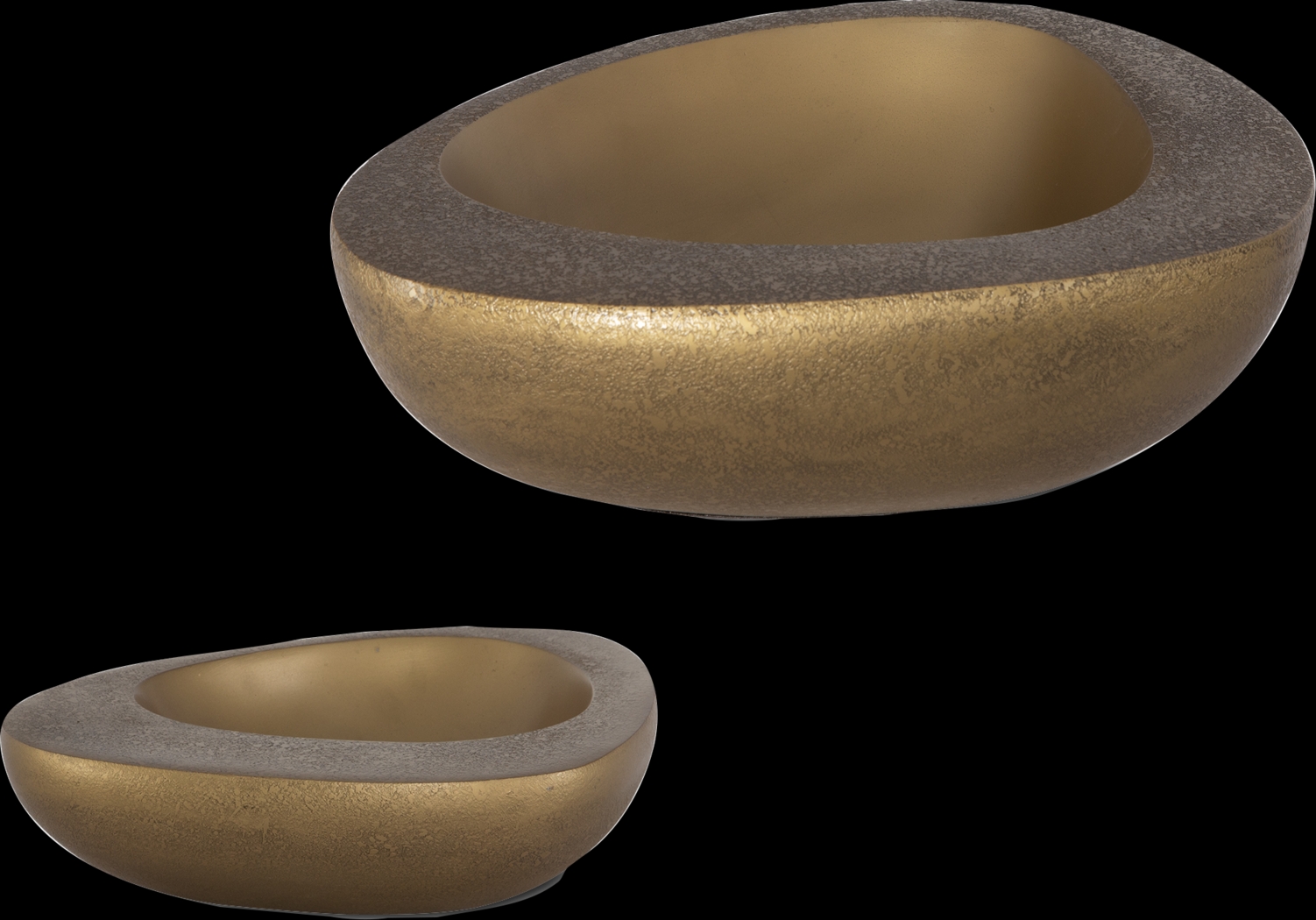Elko Brass Bowls, Set of 2 - Thumbnail - Image 1