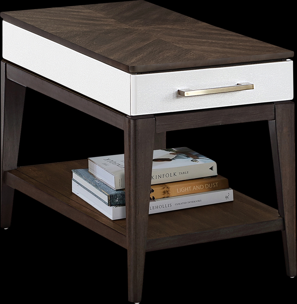 Elko Falls Espresso Chairside Table - Thumbnail - Image 2