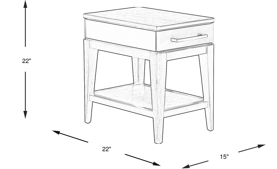 Dimension Image. Please refer to the Dimension Tab on this page for dimension details.