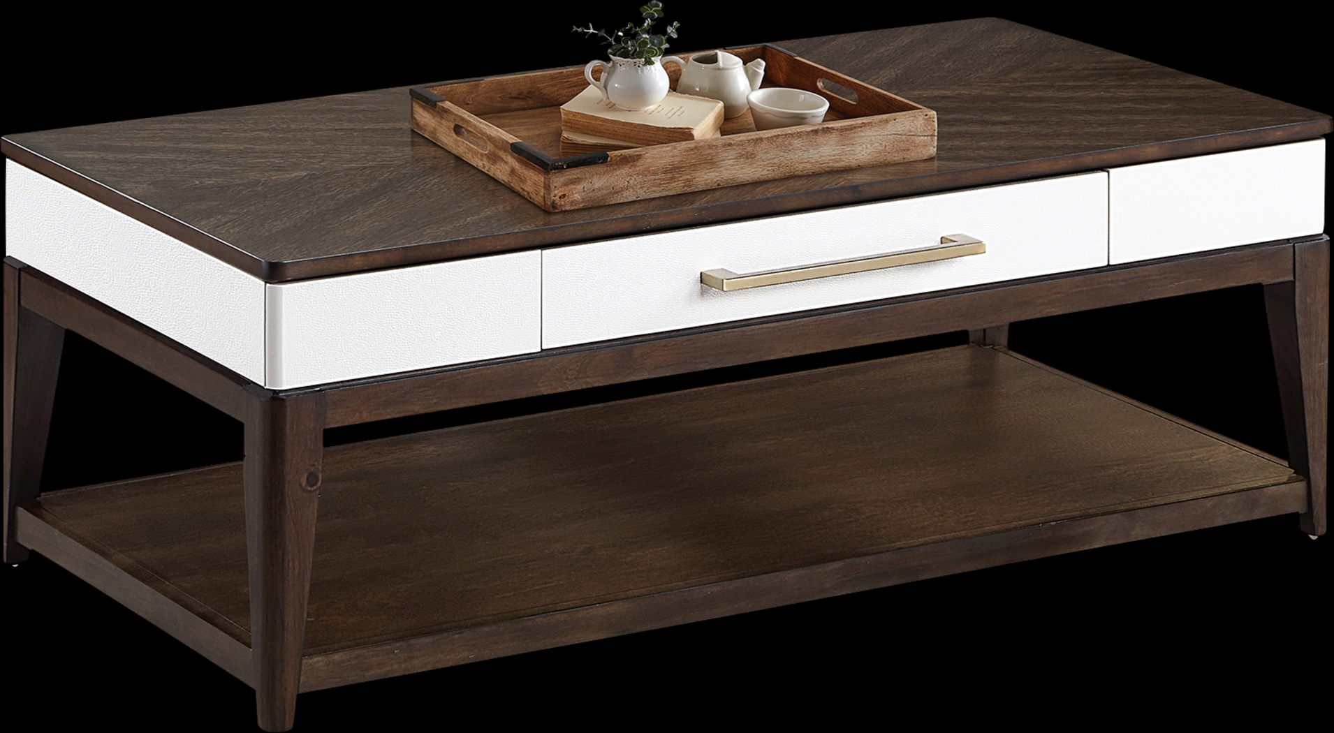 Elko Falls Espresso Cocktail Table - Thumbnail - Image 2