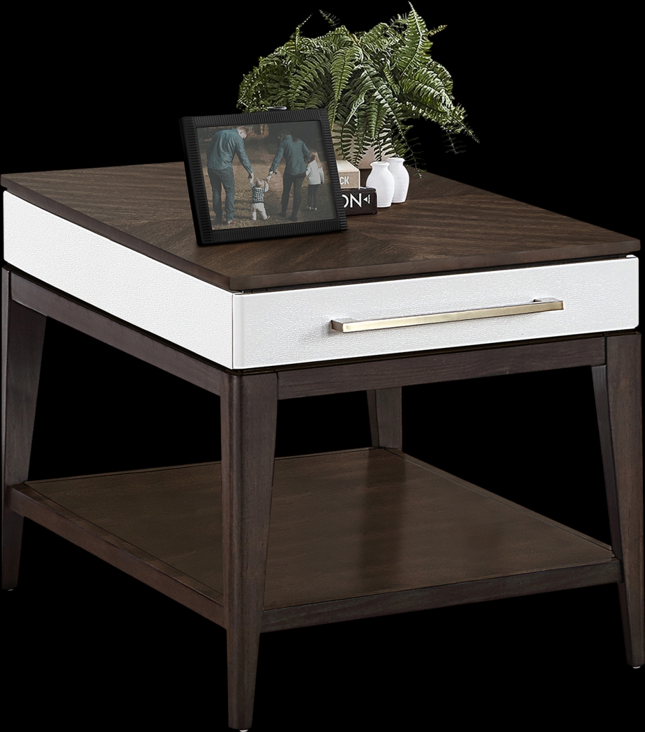 Elko Falls Espresso End Table - Thumbnail - Image 2
