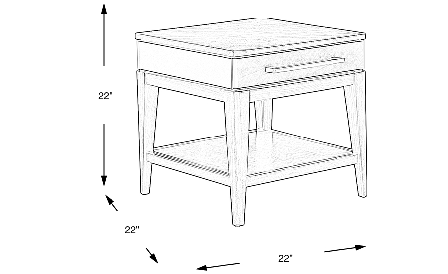 Dimension Image. Please refer to the Dimension Tab on this page for dimension details.