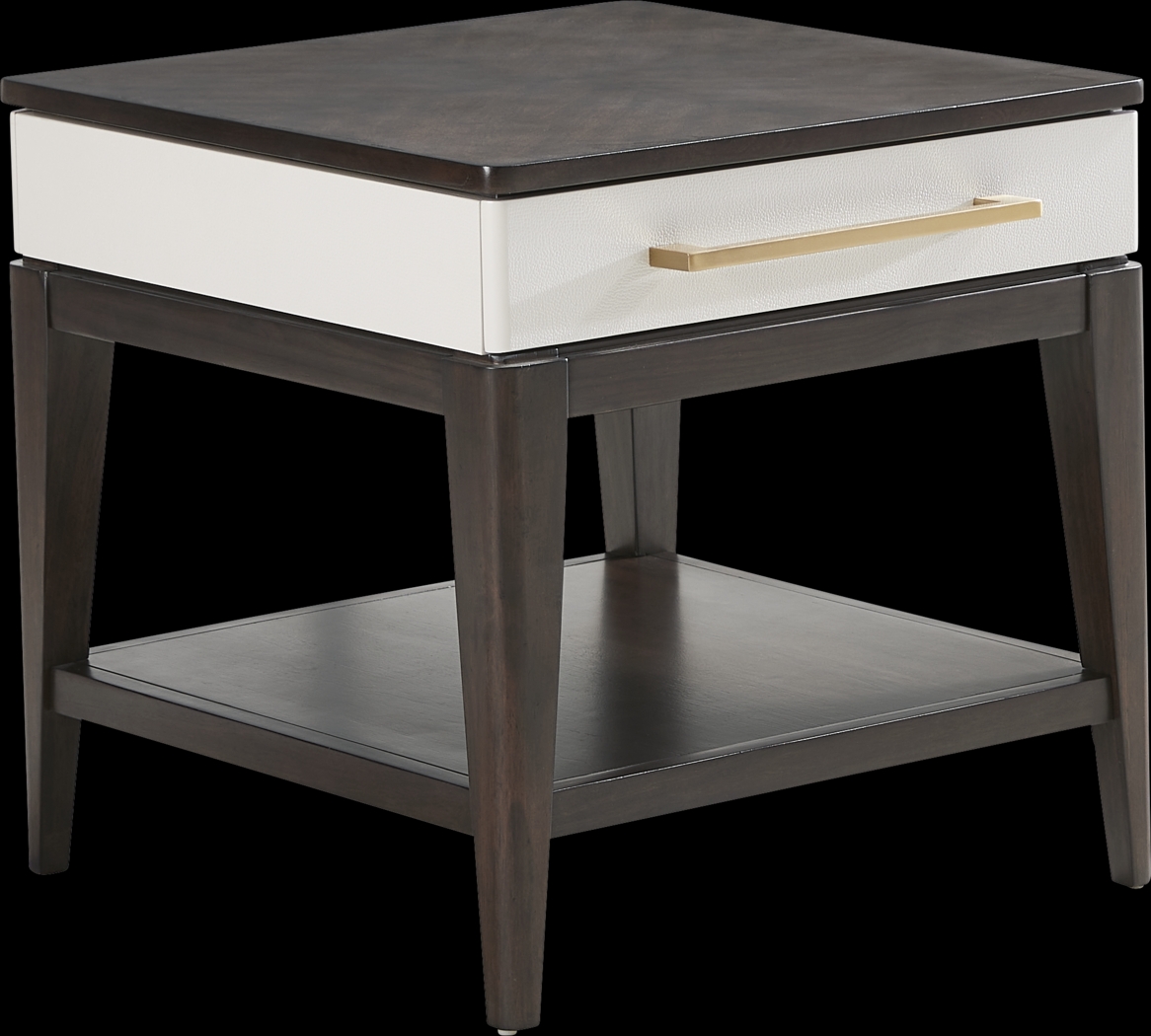 Elko Falls Espresso End Table - Thumbnail - Image 1