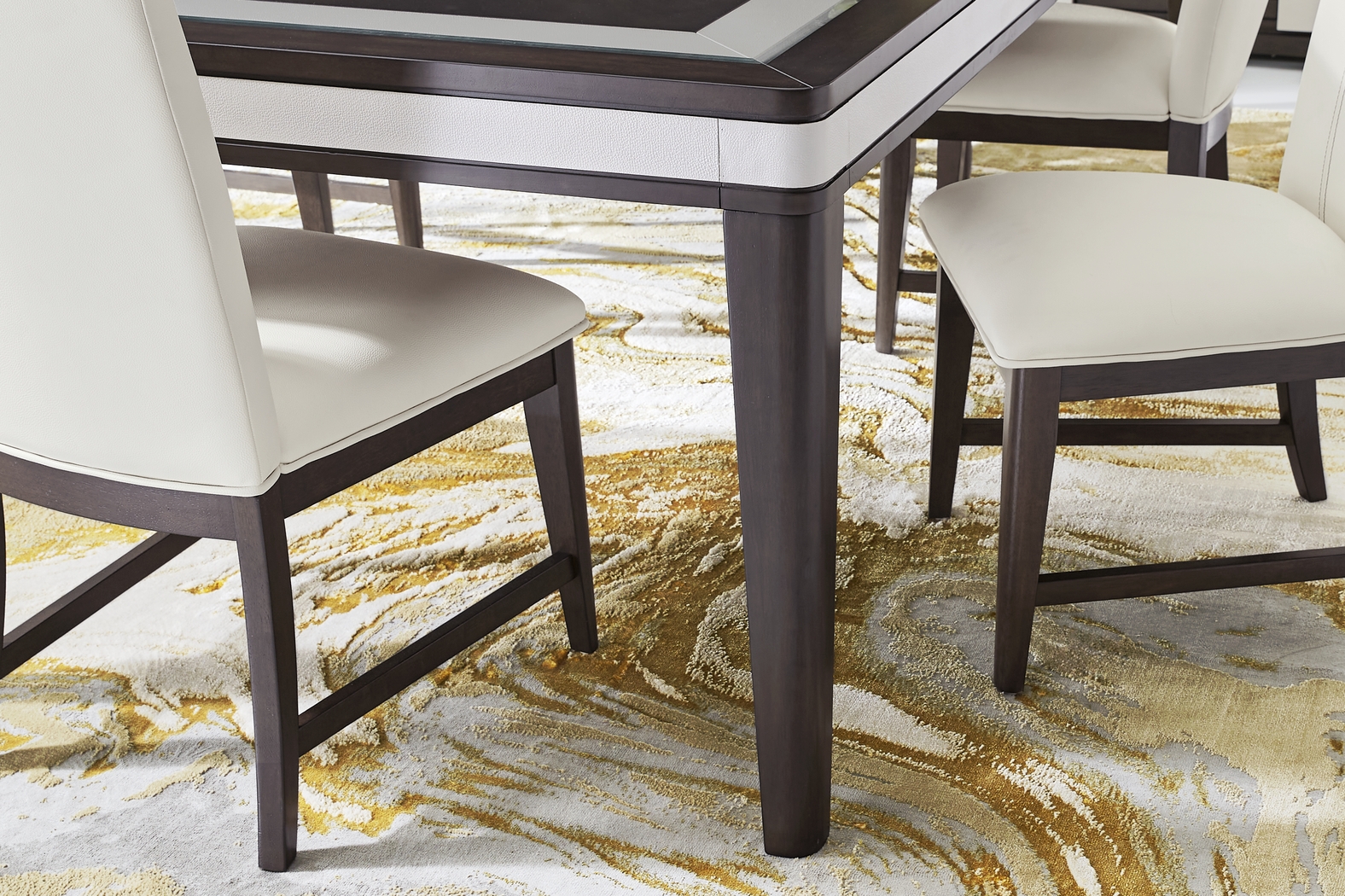 Elko Falls Espresso 5 Pc Dining Room with Upholstered Chairs - Thumbnail - Image 6