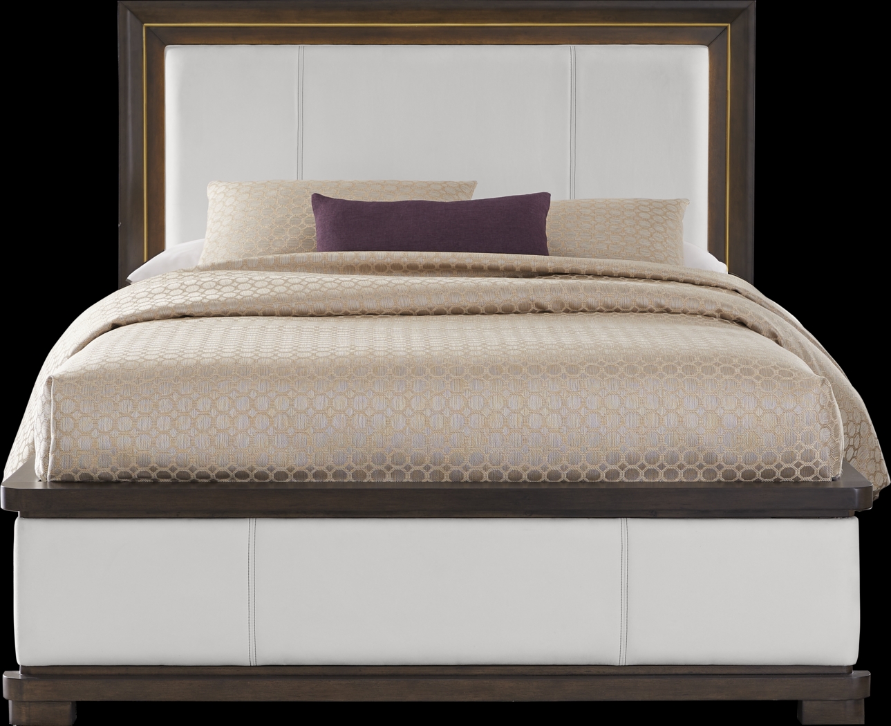 Elko Falls White 5 Pc King Upholstered Bedroom - Thumbnail - Image 3