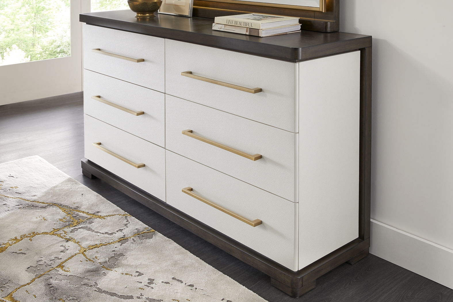 Elko Falls White 5 Pc King Panel Bedroom - Thumbnail - Image 10