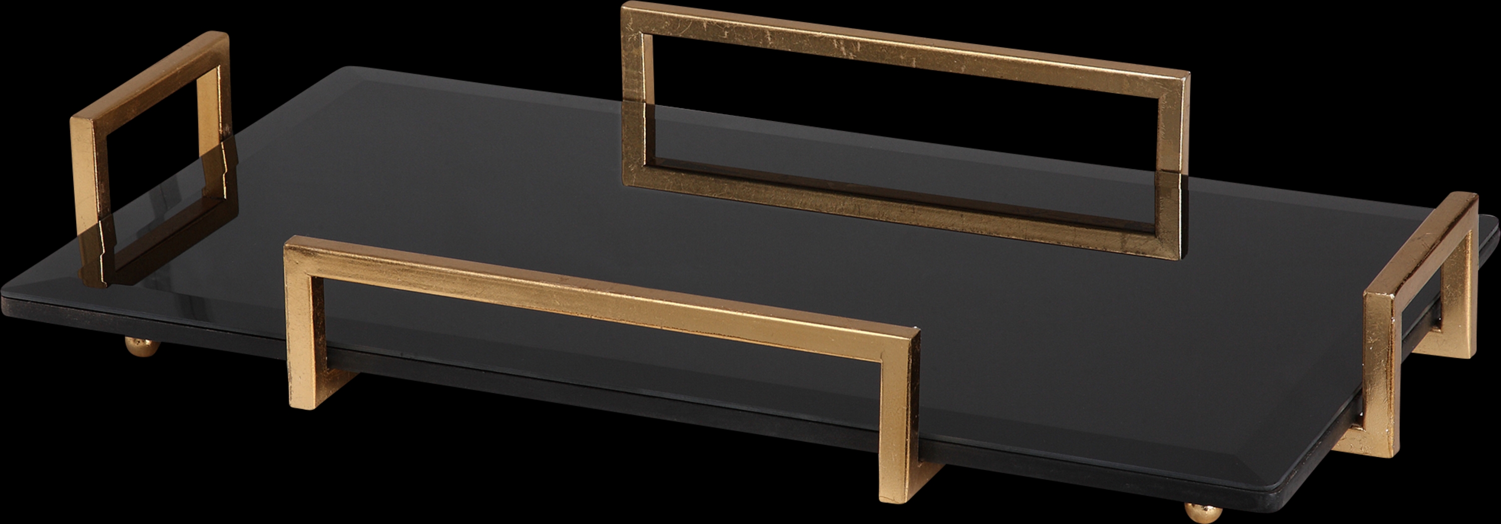 Elladora Black Decor Tray - Thumbnail - Image 1