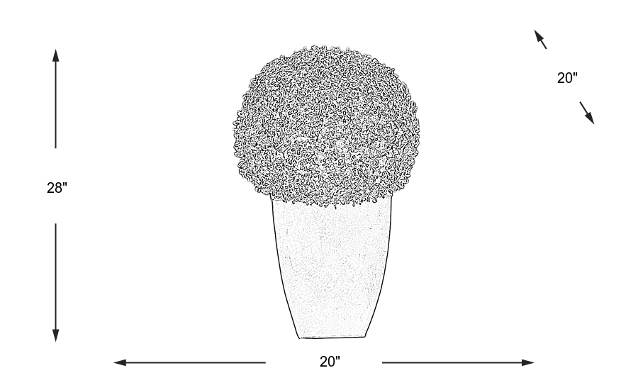 Dimension Image. Please refer to the Dimension Tab on this page for dimension details.