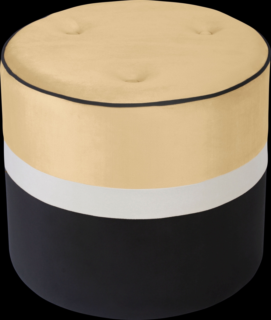 Ellaree Champagne Ottoman - Thumbnail - Image 1