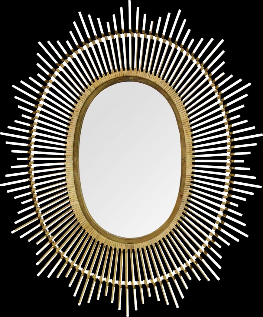 Ellari Brown Mirror - Thumbnail - Image 1