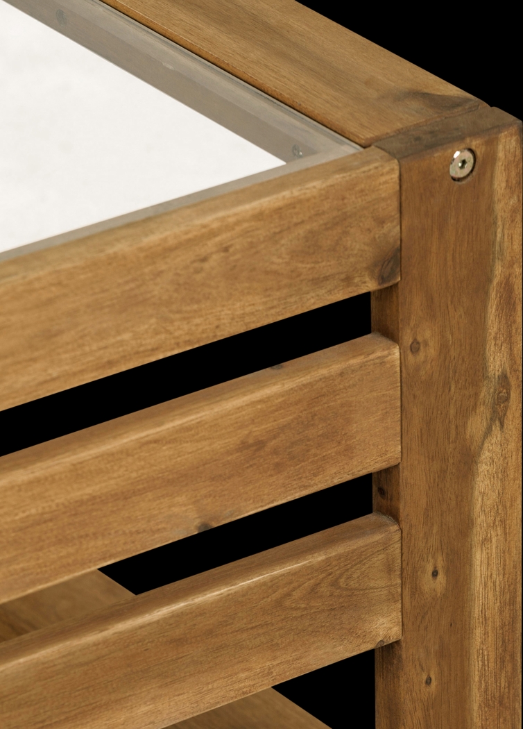 Ellaview Brown Outdoor Cocktail Table - Thumbnail - Image 2