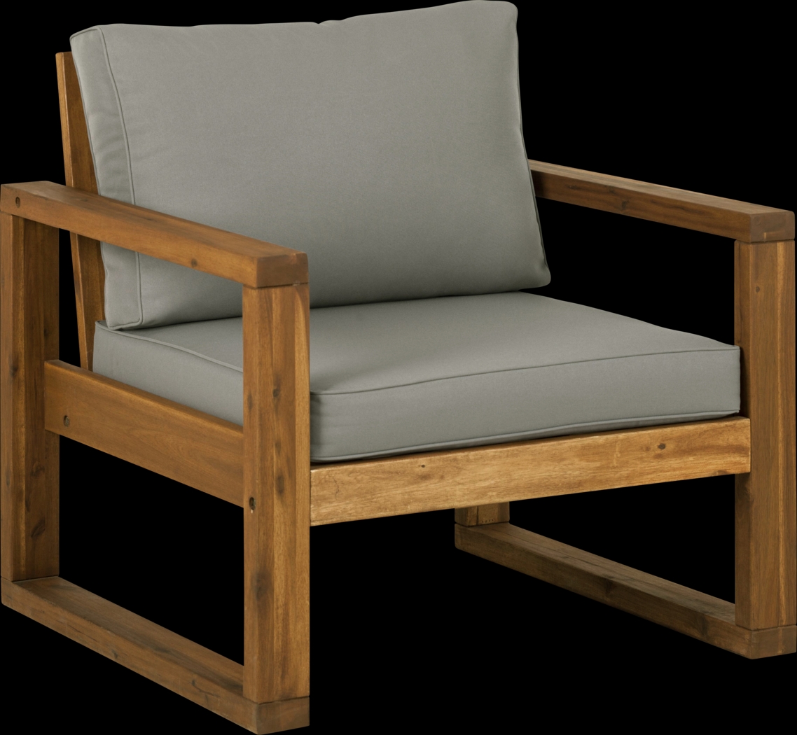 Ellaview Gray Outdoor Chair and Ottoman - Thumbnail - Image 3