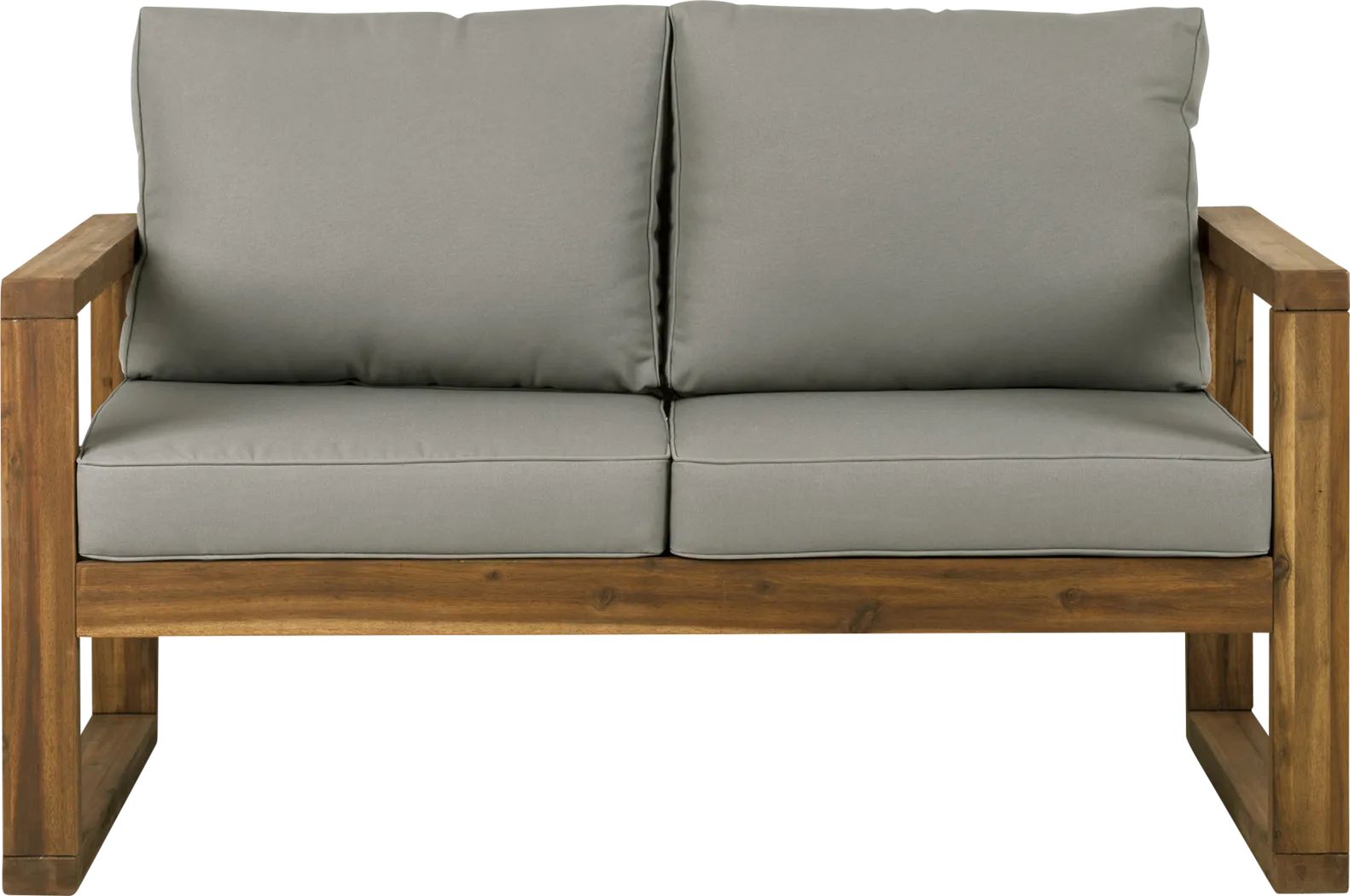 Ellaview Gray Outdoor Loveseat - Thumbnail - Image 1
