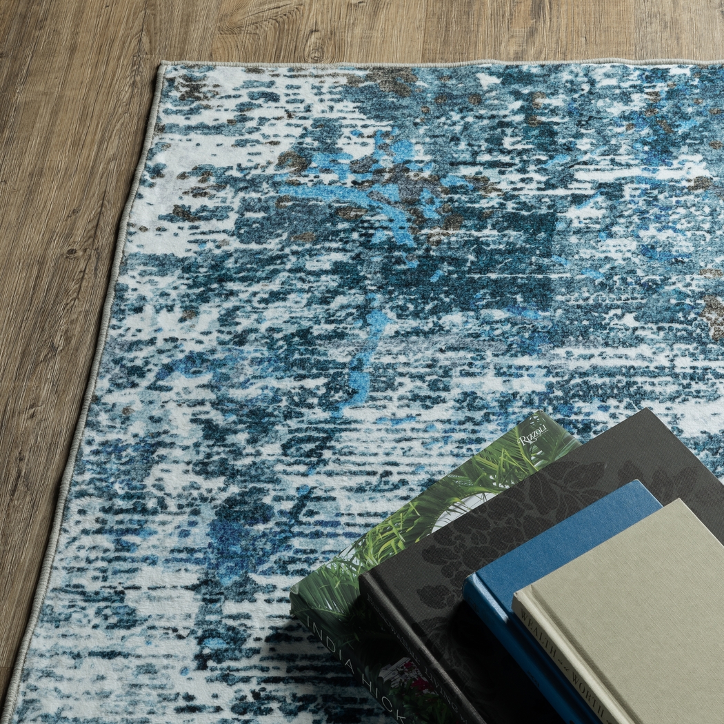 Ellayina Blue 5' x 7' Rug - Thumbnail - Image 5
