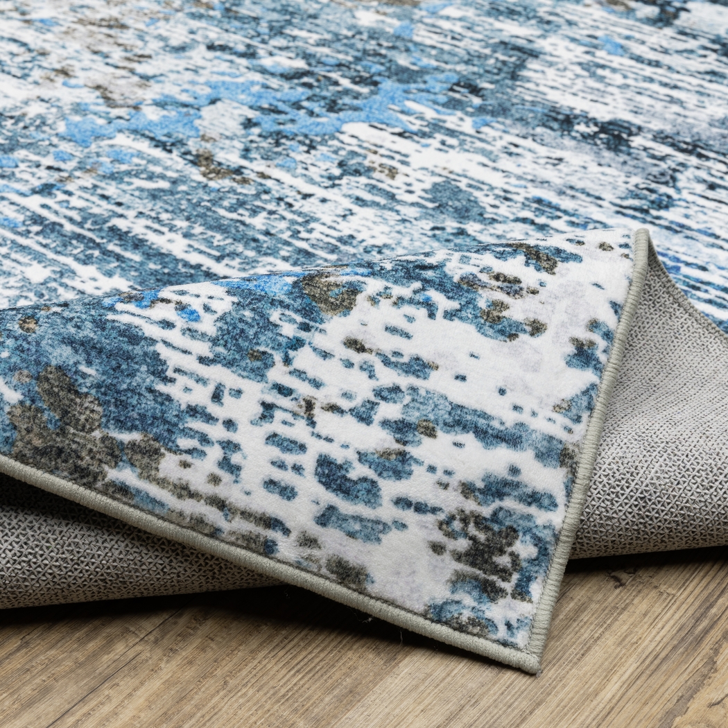 Ellayina Blue 5' x 7' Rug - Thumbnail - Image 8