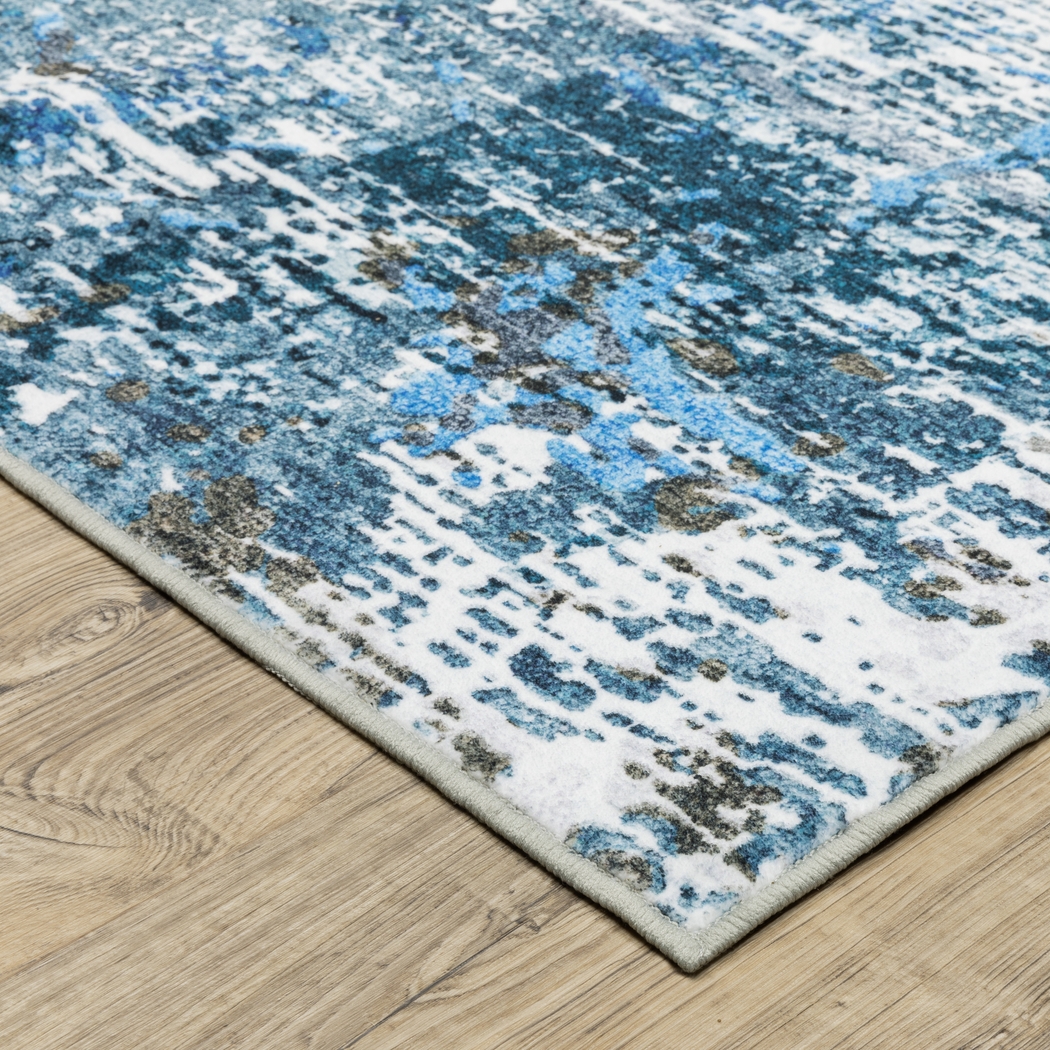 Ellayina Blue 7'6 x 10' Rug - Thumbnail - Image 7