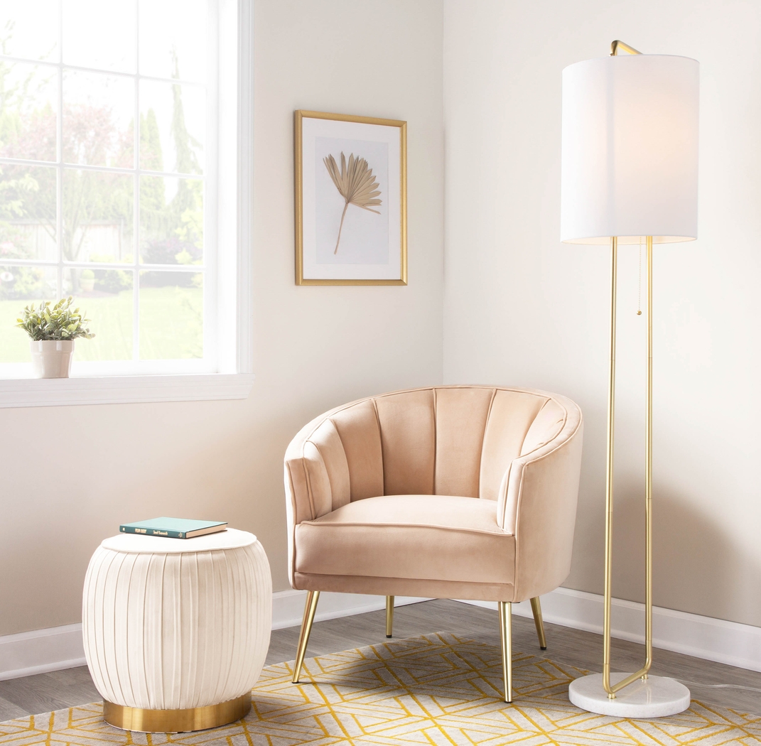 Elleia White Floor Lamp - Thumbnail - Image 12