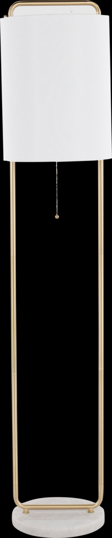 Elleia White Floor Lamp - Thumbnail - Image 3