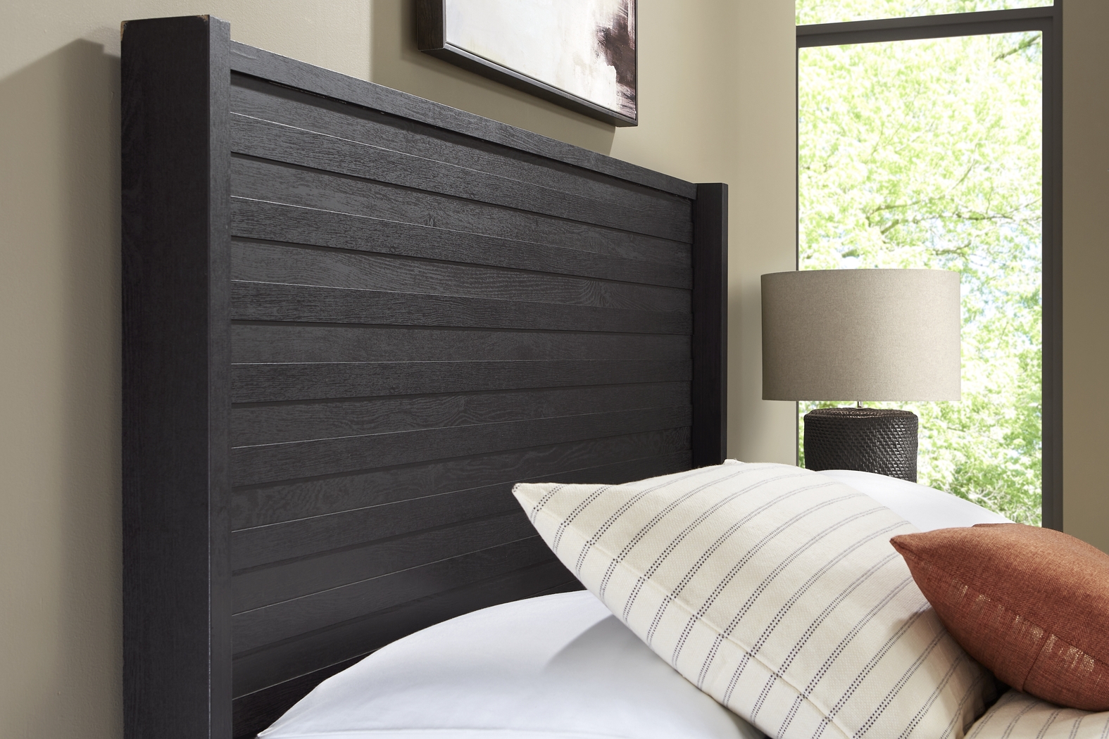 Ellenbrook Black 5 Pc Queen Panel Bedroom - Thumbnail - Image 3