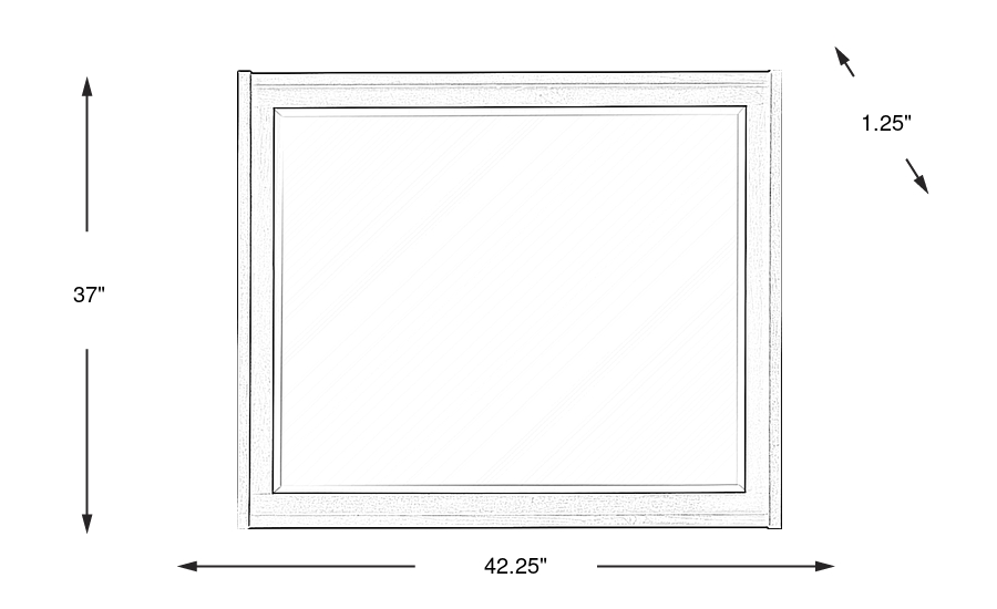 Dimension Image. Please refer to the Dimension Tab on this page for dimension details.