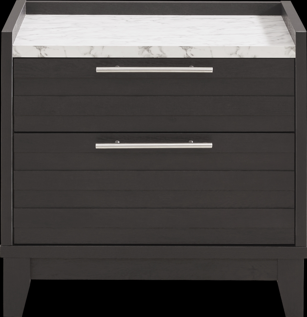 Ellenbrook Black 5 Pc King Panel Bedroom - Thumbnail - Image 6