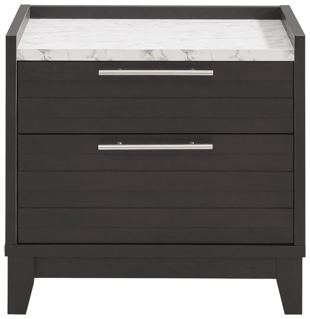 black nightstand
