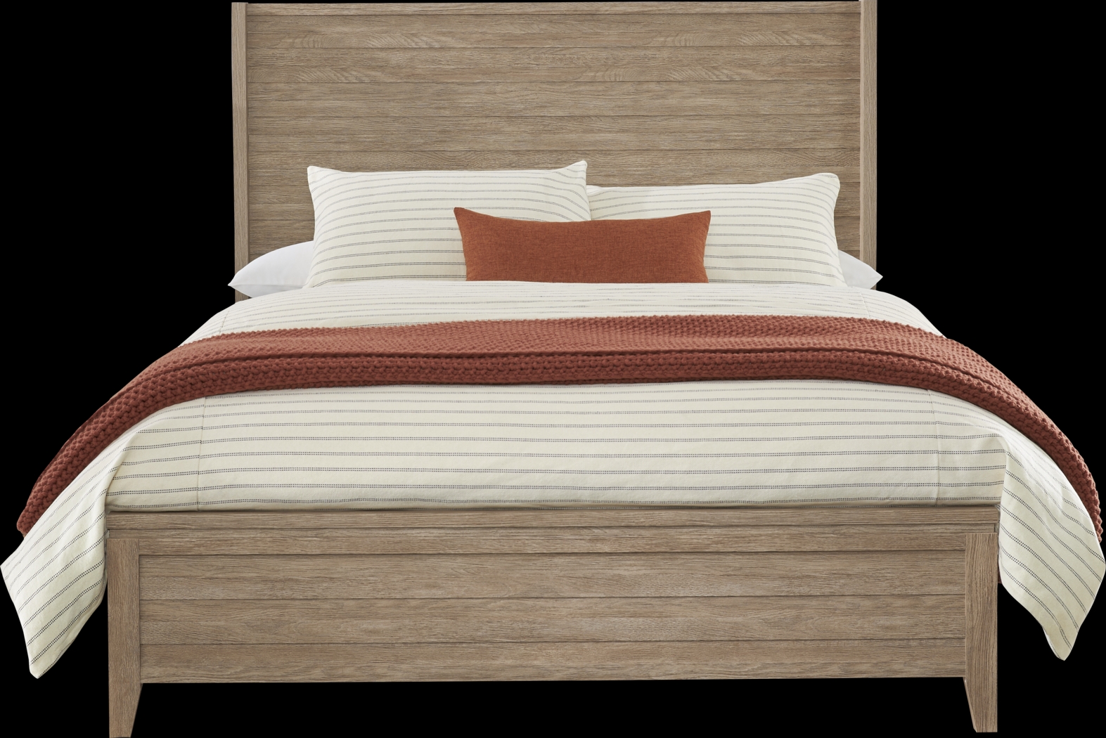 Ellenbrook Brown 5 Pc Queen Panel Bedroom - Thumbnail - Image 2