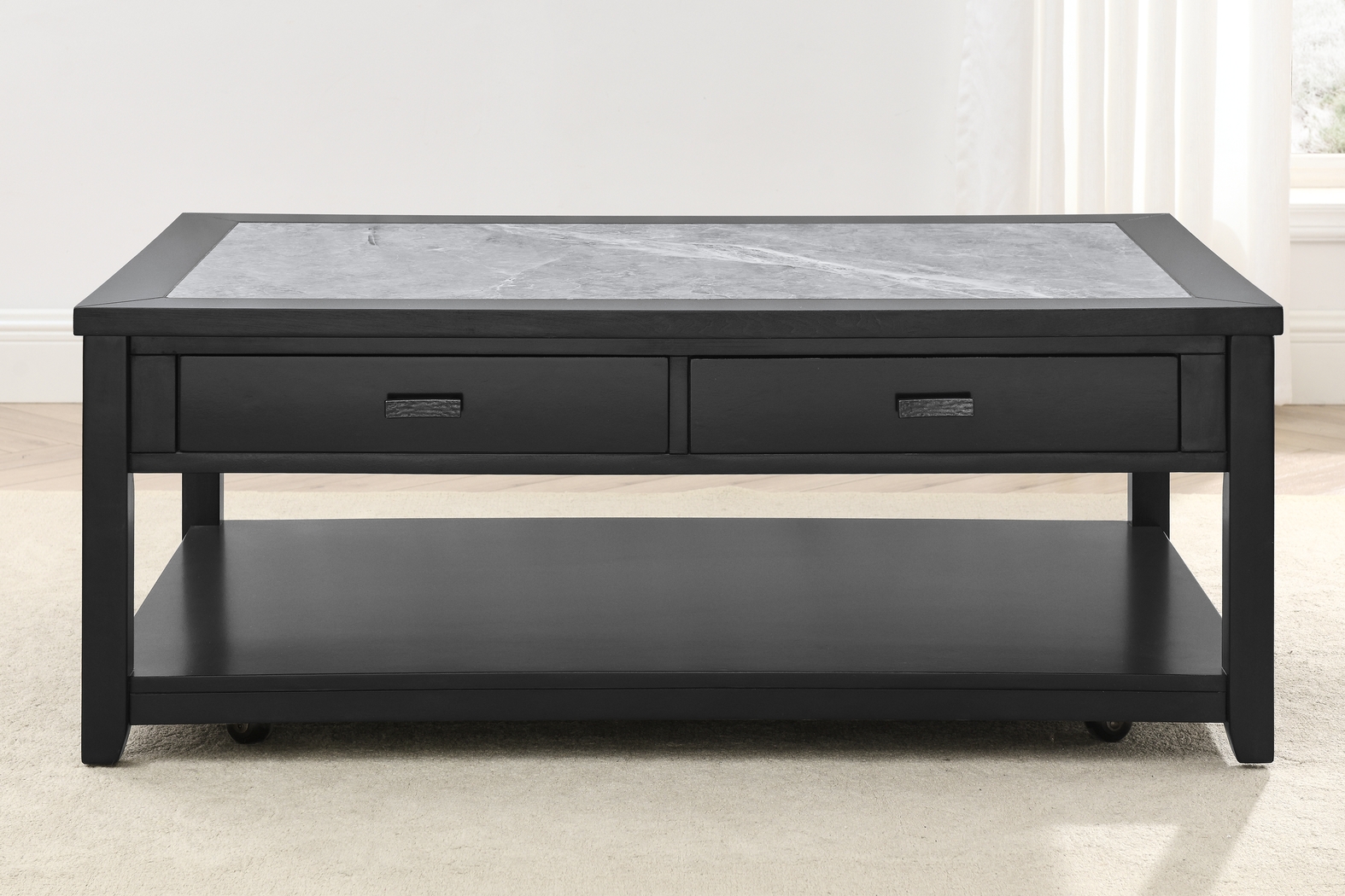 Ellendell Black Cocktail Table - Thumbnail - Image 2