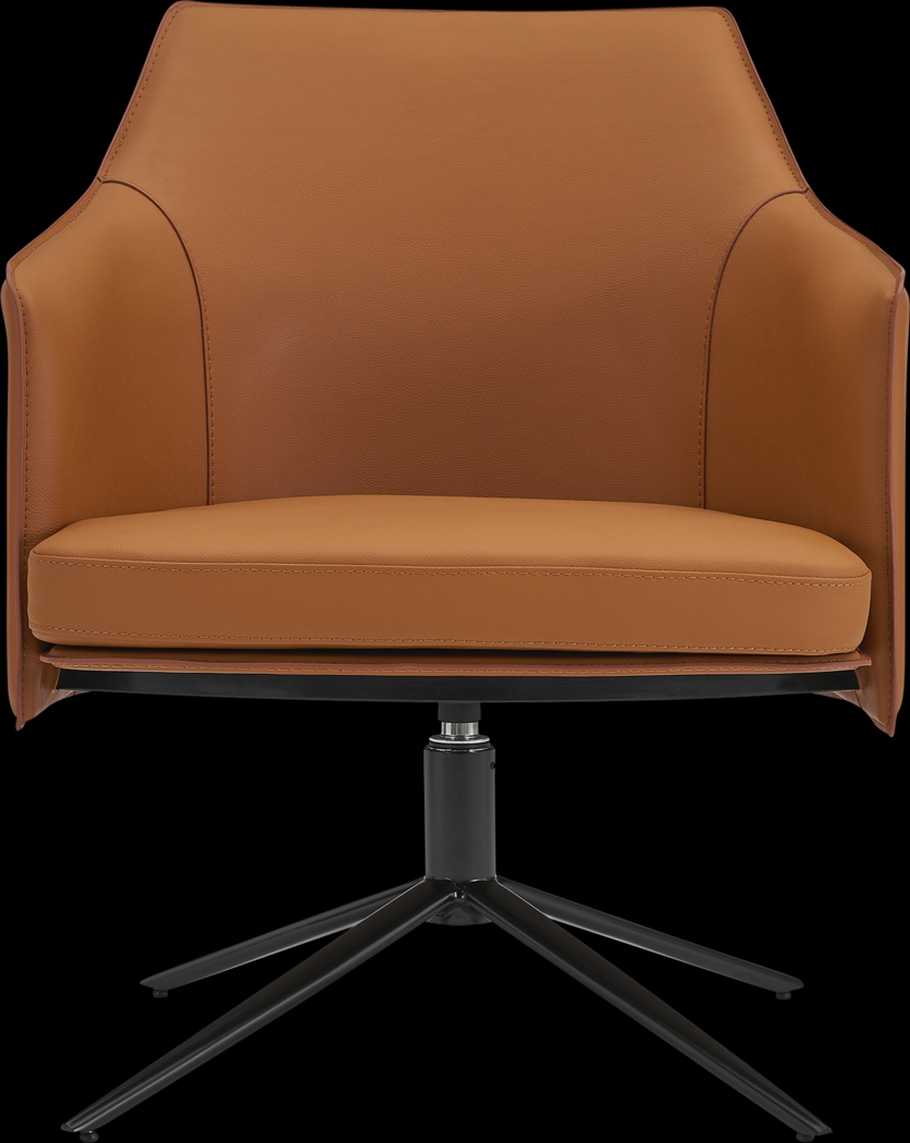 Ellenrich Cognac Accent Chair - Thumbnail - Image 5