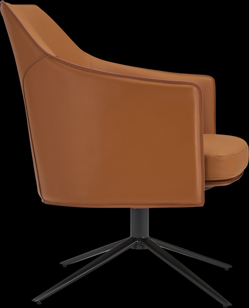 Ellenrich Cognac Accent Chair - Thumbnail - Image 6
