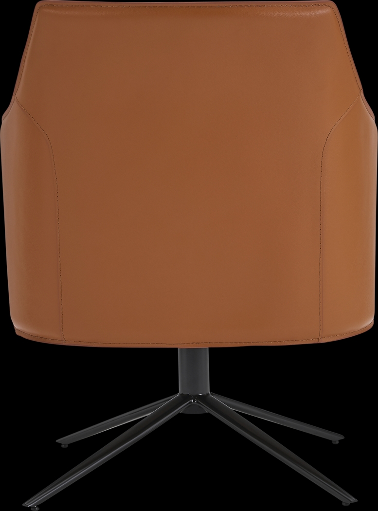 Ellenrich Cognac Accent Chair - Thumbnail - Image 7
