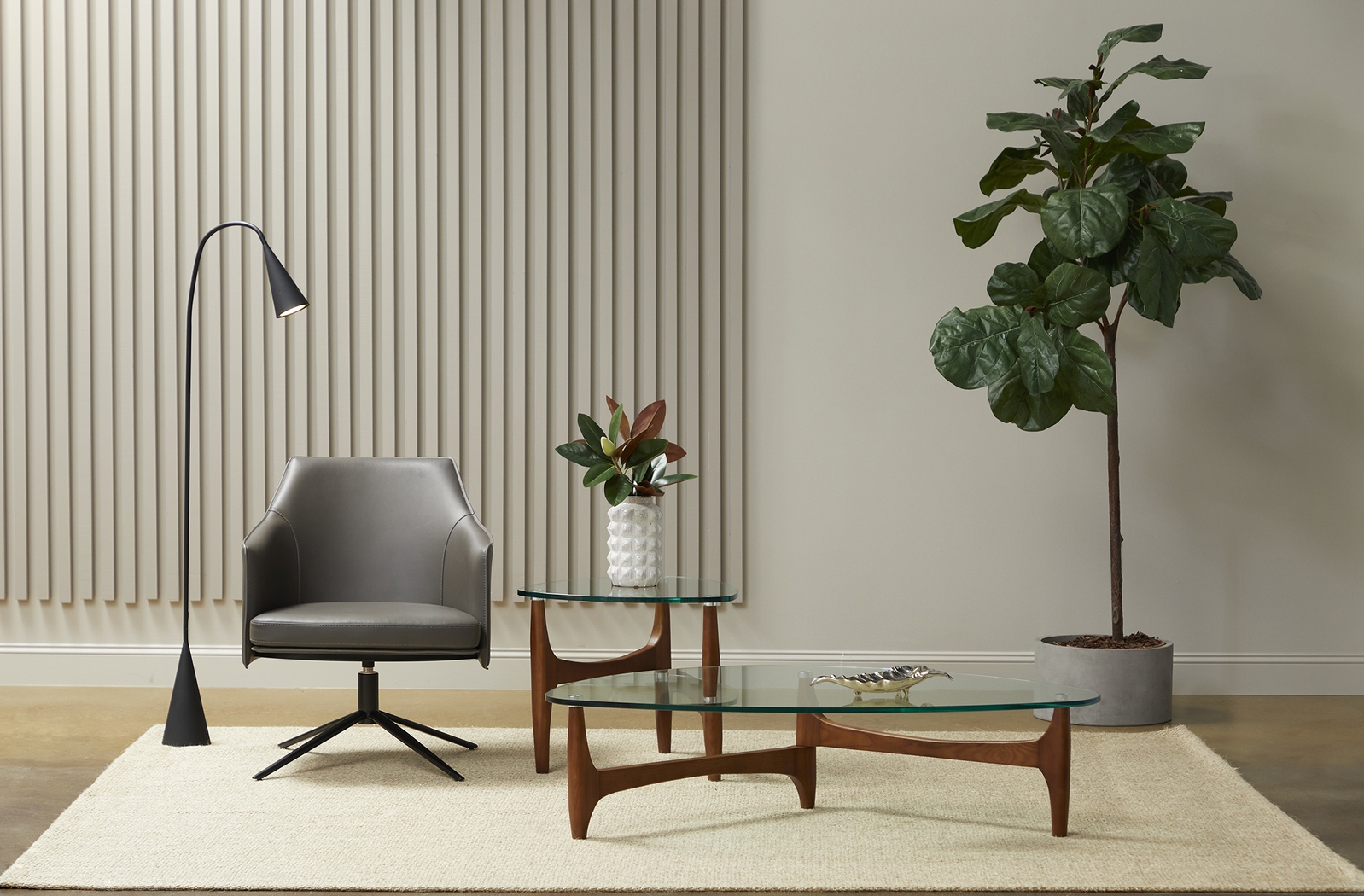 Ellenrich Dark Gray Accent Chair - Thumbnail - Image 2