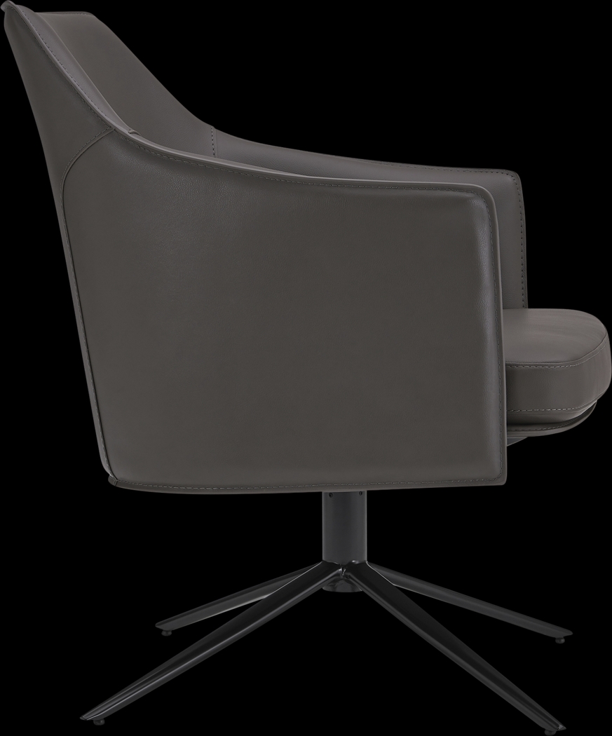 Ellenrich Dark Gray Accent Chair - Thumbnail - Image 4