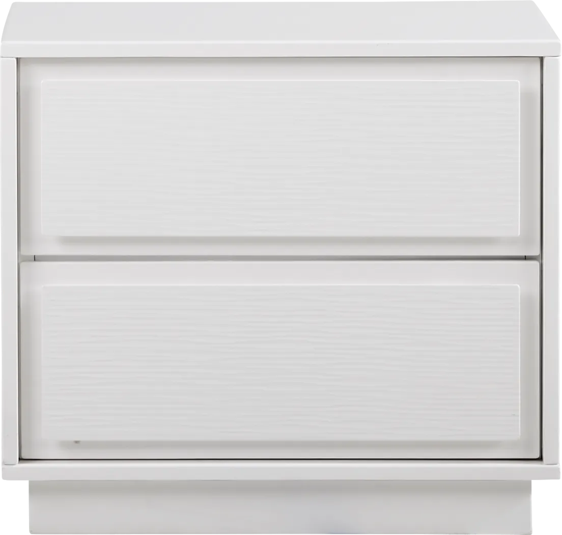 Ellery Way White 7 Pc Queen Bedroom with Gray Upholstered Wall Bed - Thumbnail - Image 4