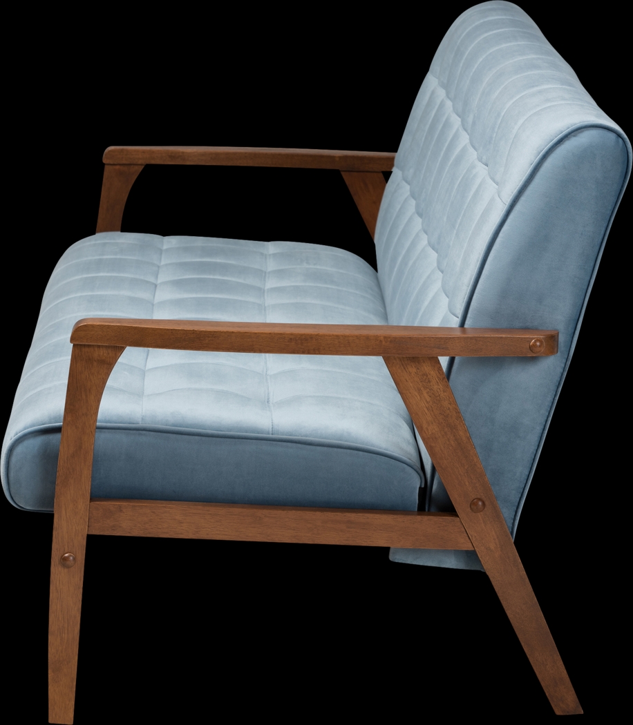 Ellesmere Light Blue Settee - Thumbnail - Image 3