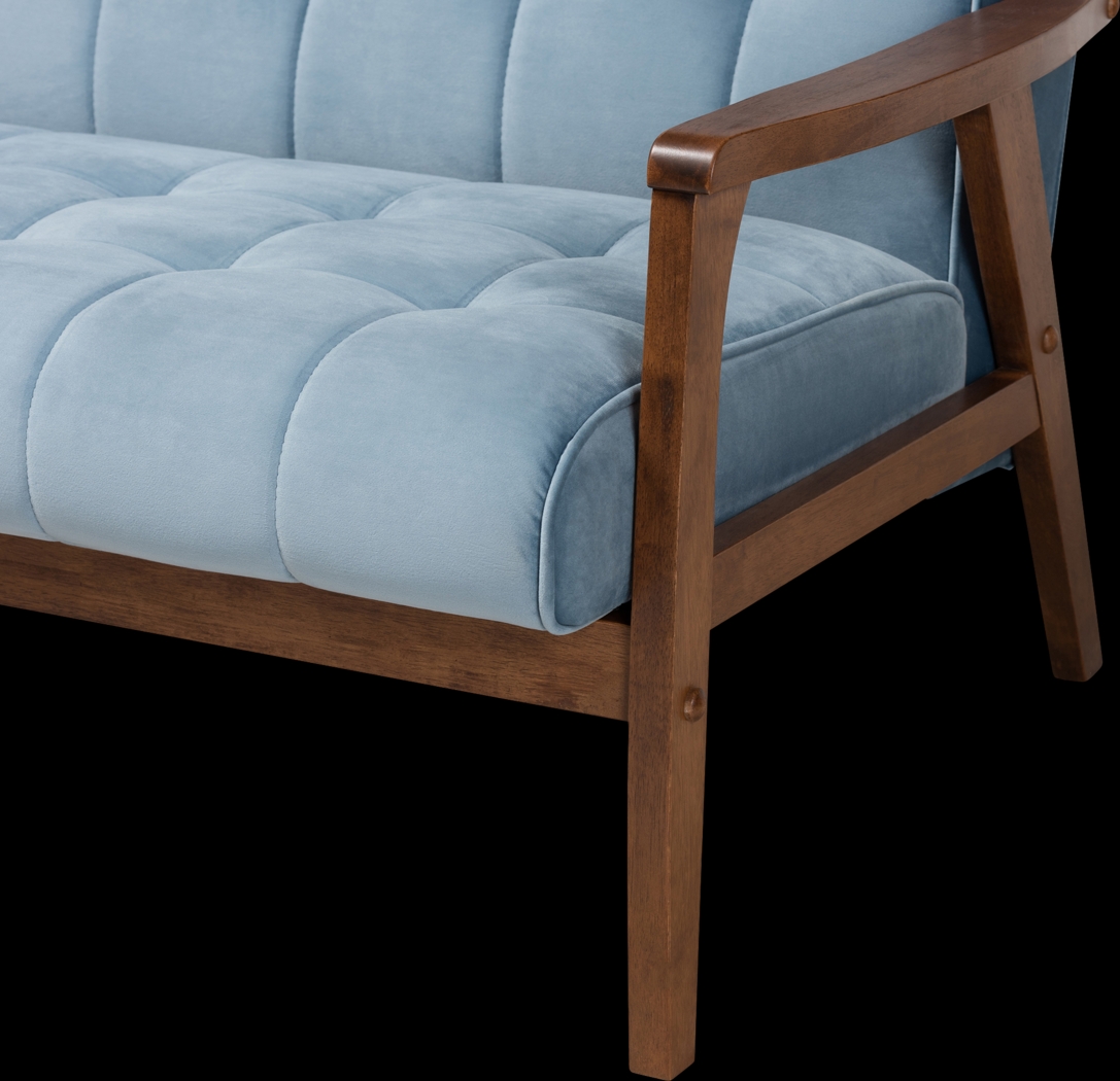 Ellesmere Light Blue Settee - Thumbnail - Image 6