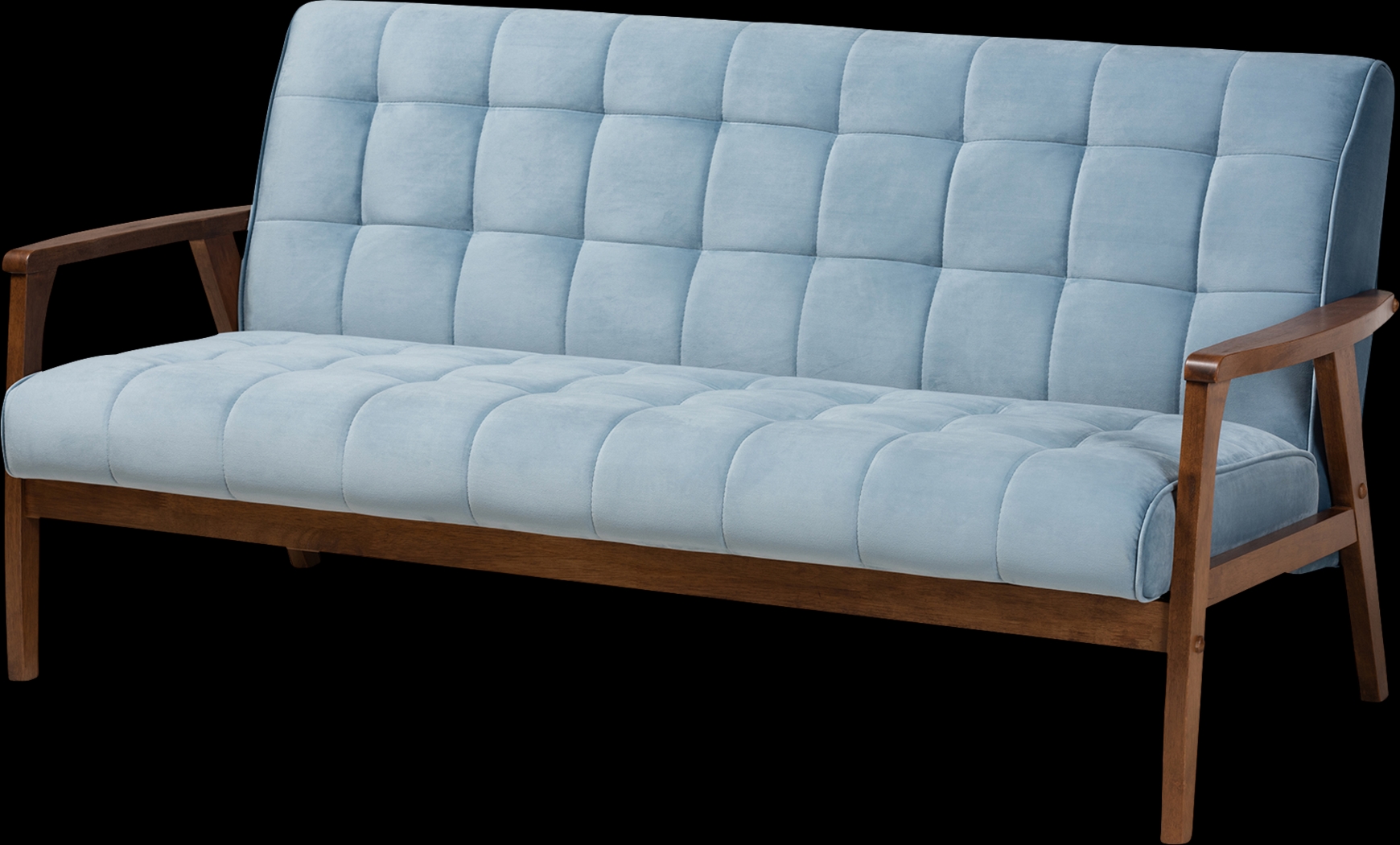 Ellesmere Light Blue Settee - Thumbnail - Image 1