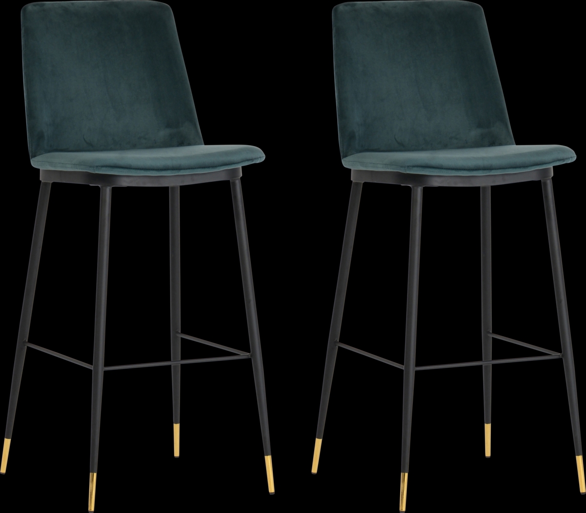 Ellian Green Counter Height Stool, Set of 2 - Thumbnail - Image 1