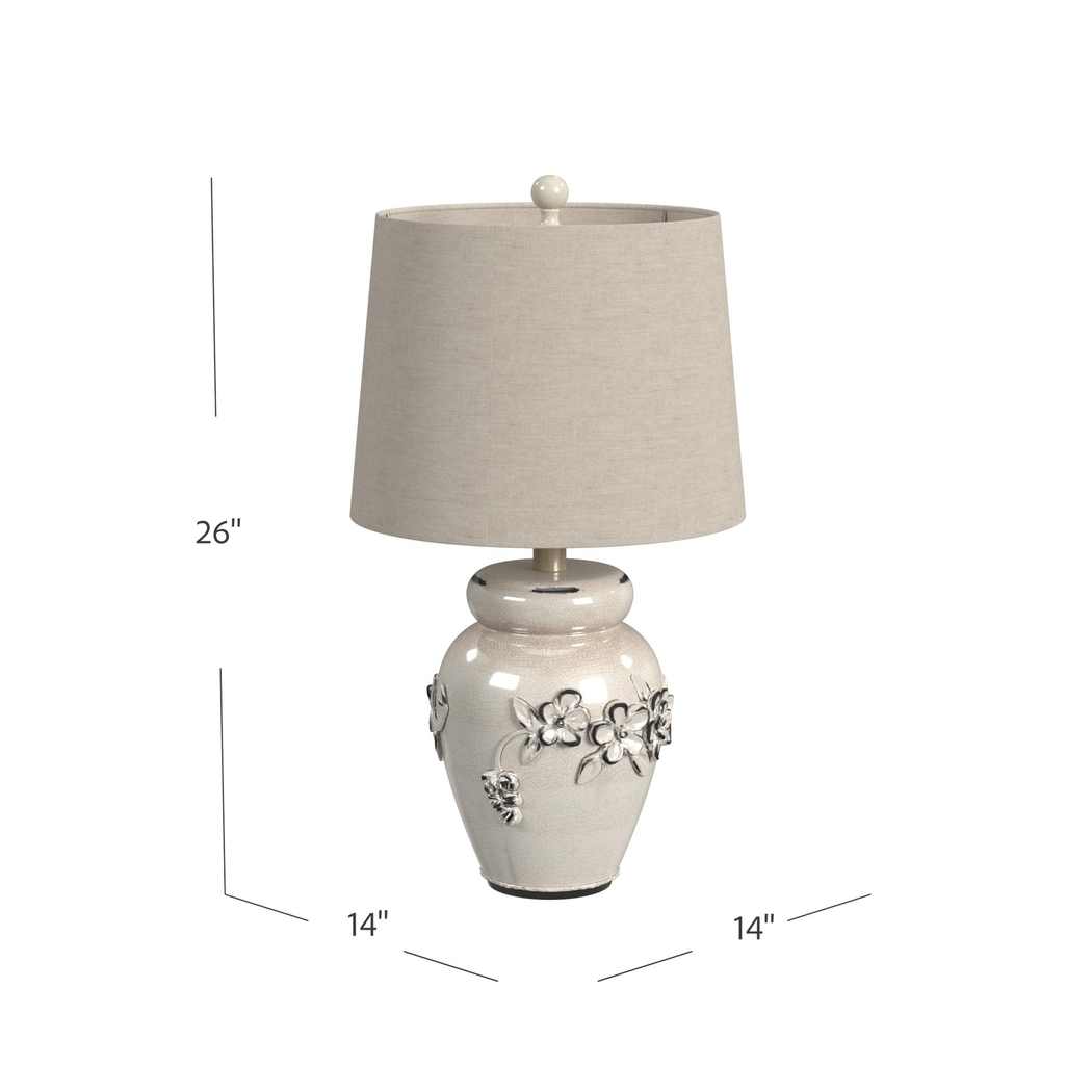 Ellicott Cove Ivory Lamp - Thumbnail - Image 4