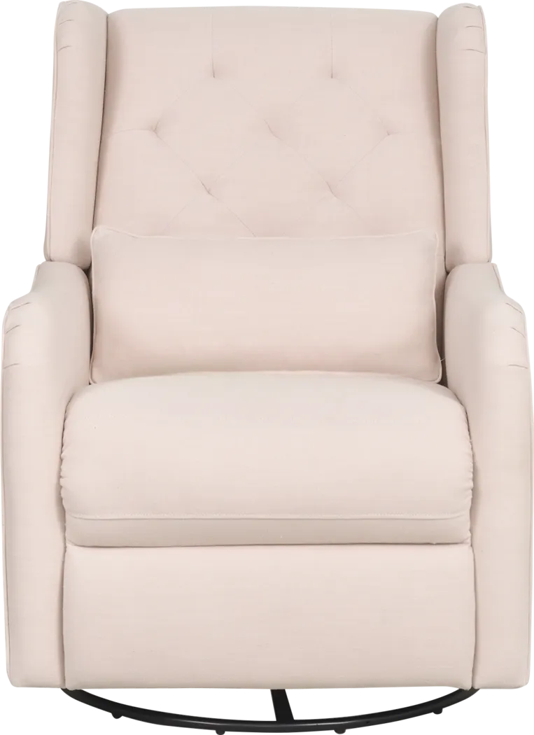 Ellie May Pink Power Glider Recliner with Swivel - Thumbnail - Image 2
