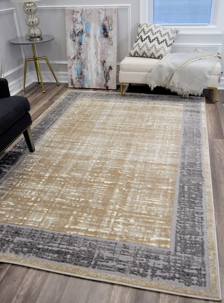 Elling Gold 8' x 10' Rug - Thumbnail - Image 3