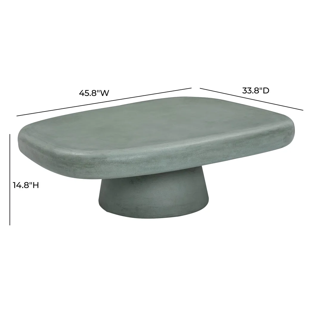 Ellingford Outdoor Green Cocktail Table - Thumbnail - Image 8