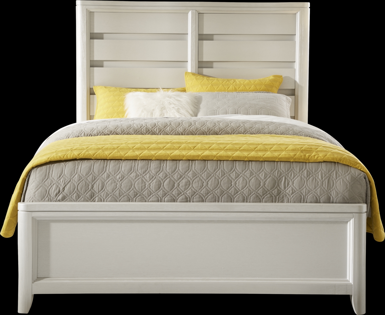 Elliot Park Platinum 7 Pc Queen Panel Bedroom - Thumbnail - Image 3