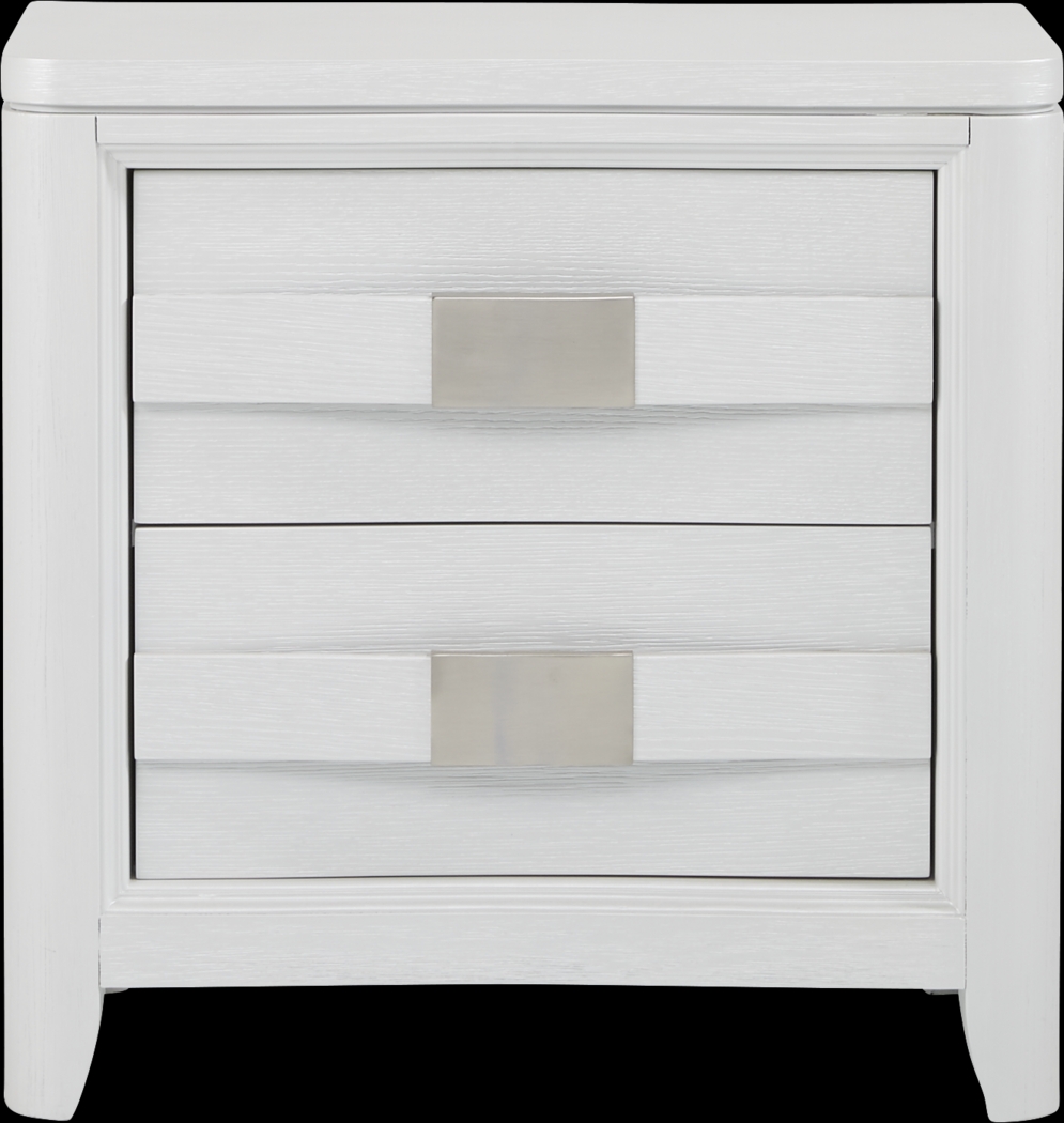 Elliot Park Platinum Nightstand - Thumbnail - Image 1