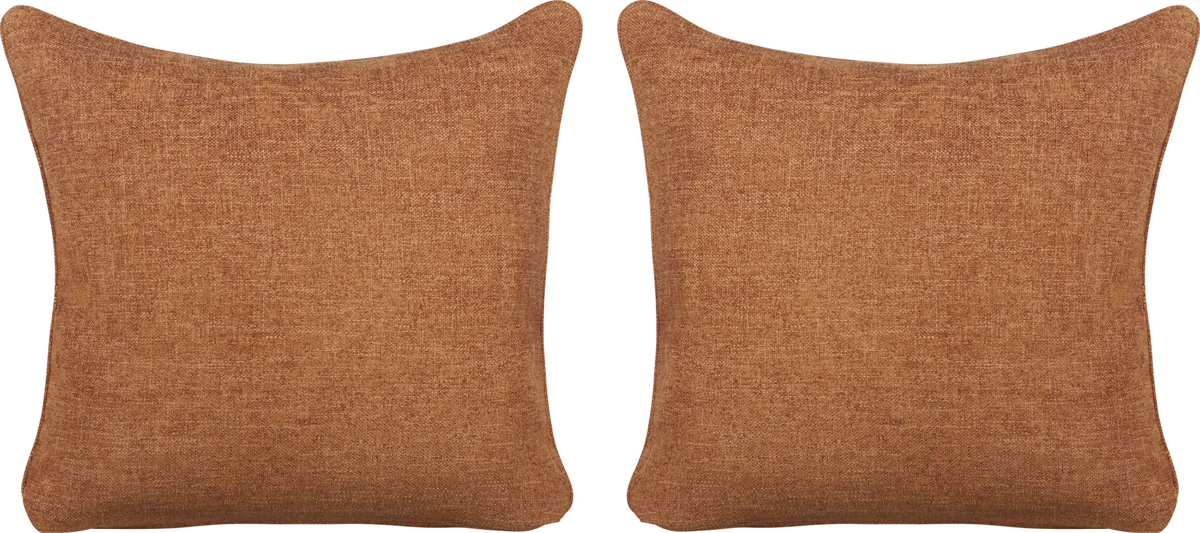 Elliot Russet Accent Pillow, Set of Two - Thumbnail - Image 1
