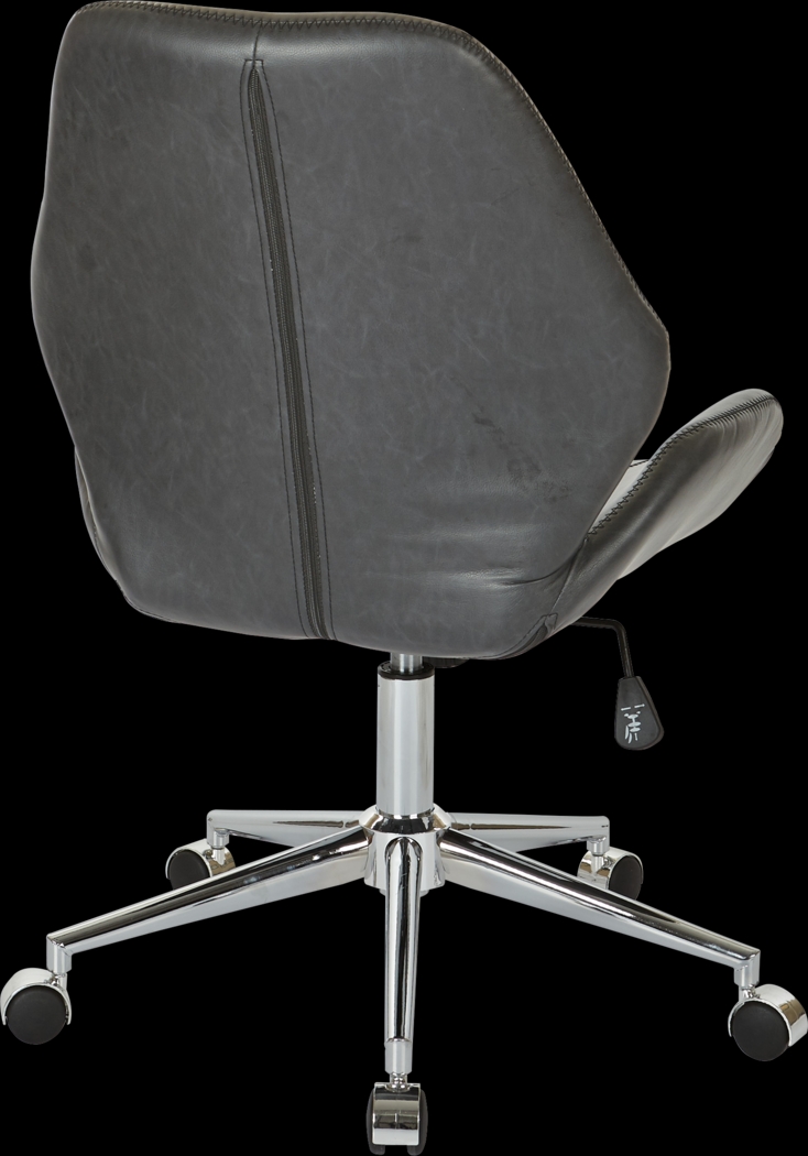 Elliota Black Office Chair - Thumbnail - Image 2