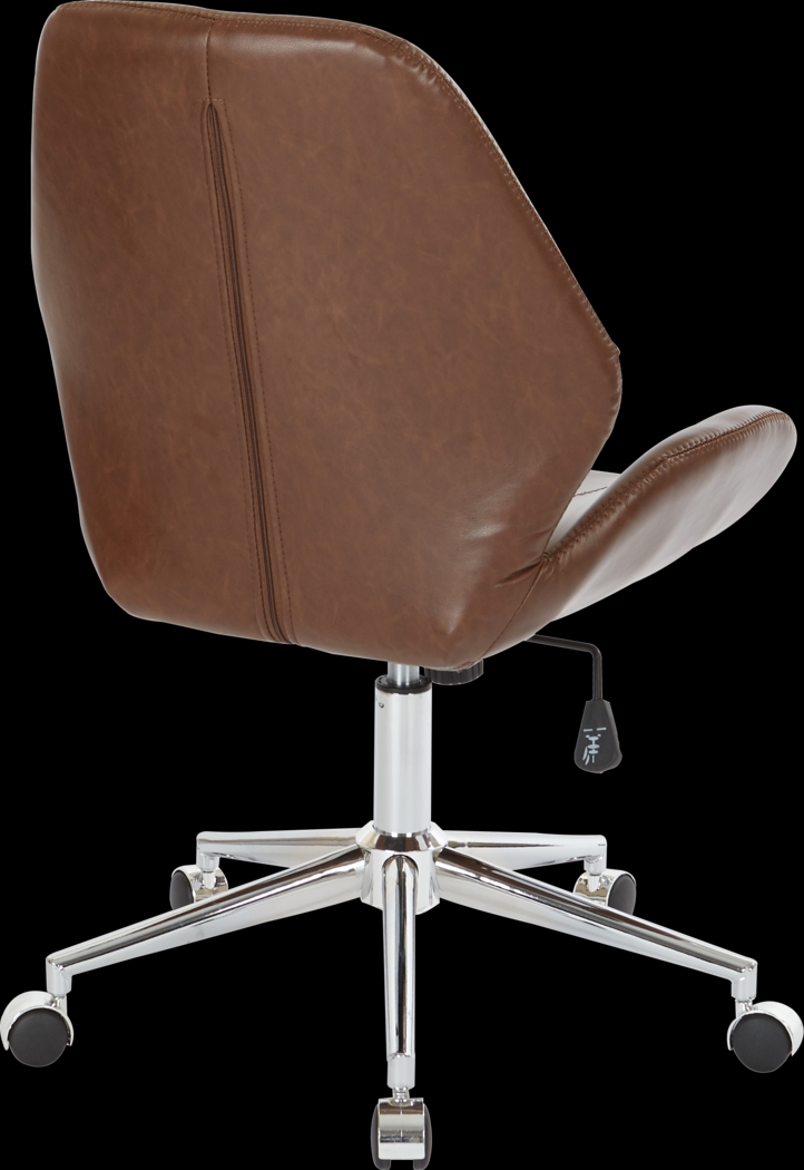 Elliota Brown Office Chair - Thumbnail - Image 2