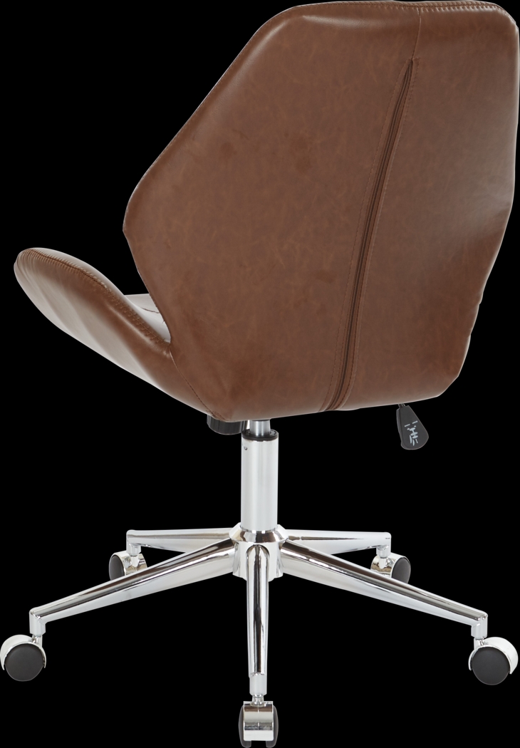 Elliota Brown Office Chair - Thumbnail - Image 3