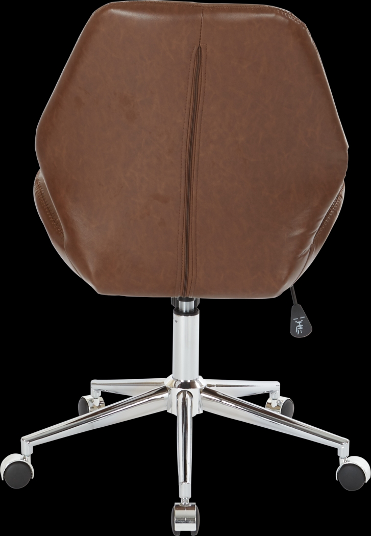 Elliota Brown Office Chair - Thumbnail - Image 4