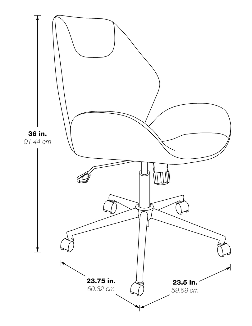 Elliota Brown Office Chair - Thumbnail - Image 10